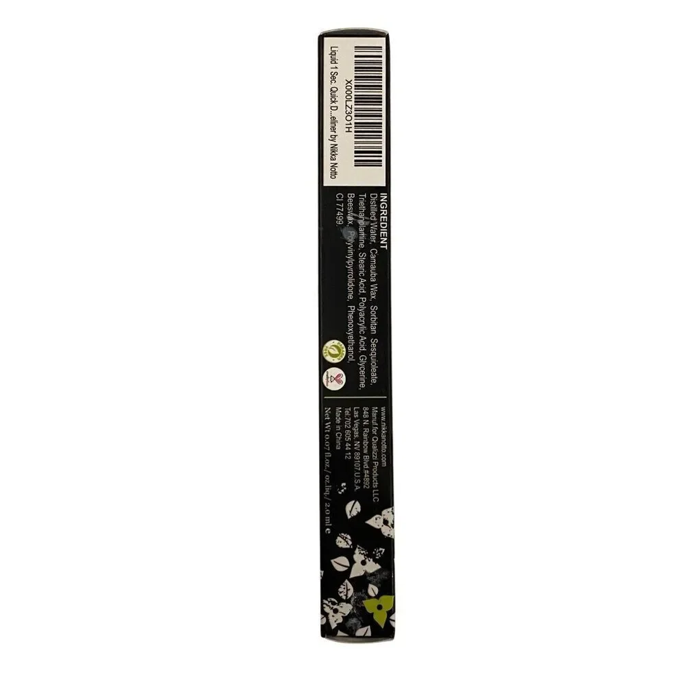 Nikka Notto Express Liquid Waterproof Eyeliner Intense Black Beauty Makeup
